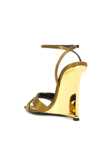 Saint Laurent Lydia Wedge Sandal | Thumbnail 3 Saint Laurent Lydia Wedge Sandal | Thumbnail 3