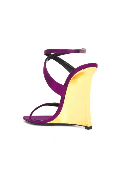 Saint Laurent Gippy Wedge Sandal | Thumbnail 3