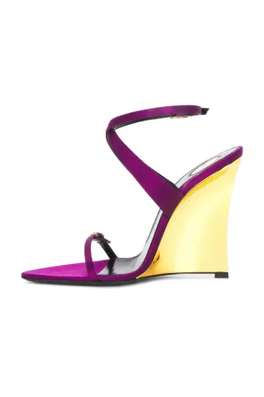 Saint Laurent Gippy Wedge Sandal | Thumbnail 5