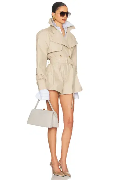 Helsa The Short Trench Jumpsuit | Thumbnail 3