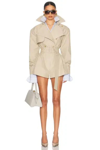 Helsa The Short Trench Jumpsuit | Thumbnail 1