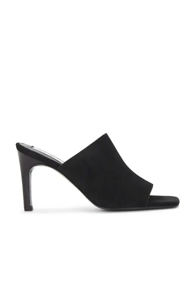 Toteme Velour Leather Bandeau Mule