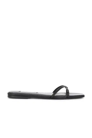 Toteme Leather Crossover Slide | Thumbnail 1 Toteme Leather Crossover Slide | Thumbnail 1