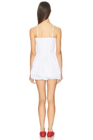 Fleur du Mal Poplin Corset Bubble Dress | Thumbnail 3