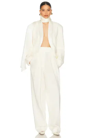 Helsa High Waist Pleated Suit Trouser | Thumbnail 8 Helsa High Waist Pleated Suit Trouser | Thumbnail 8