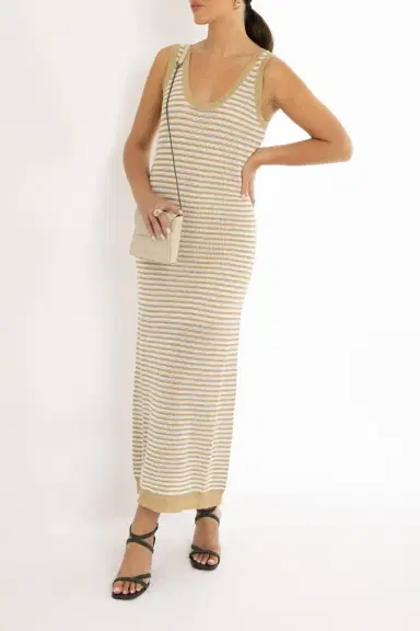 Brunello Cucinelli Lurex Tank Dress | Thumbnail 2