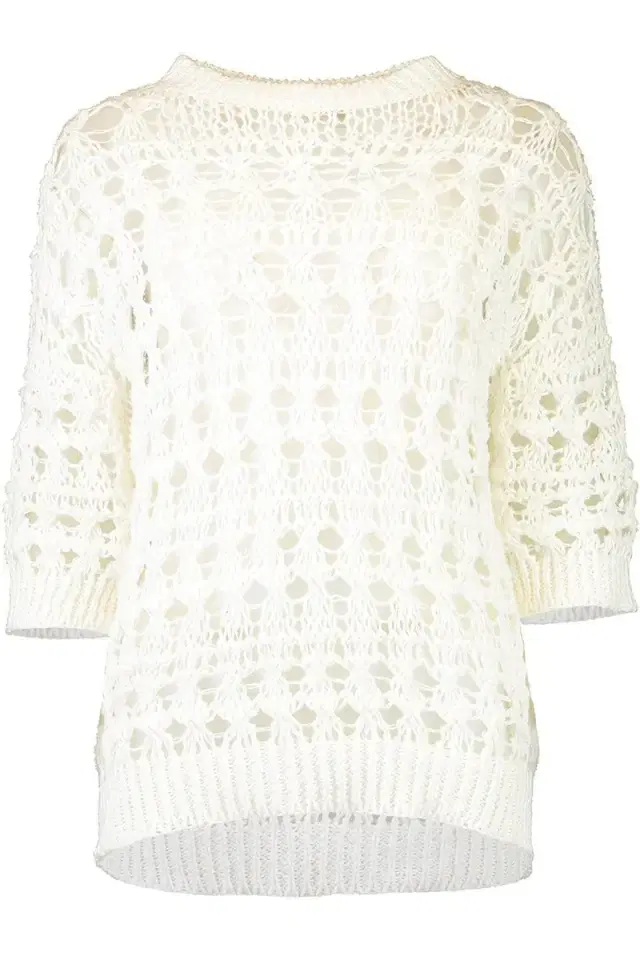 Brunello Cucinelli Open Work Knit Top