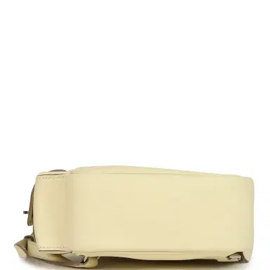 HERMÈS Hermes Mini Kelly Jump Backpack Jaune Milton Swift Palladium Hardware | Thumbnail 7 HERMÈS Hermes Mini Kelly Jump Backpack Jaune Milton Swift Palladium Hardware | Thumbnail 7
