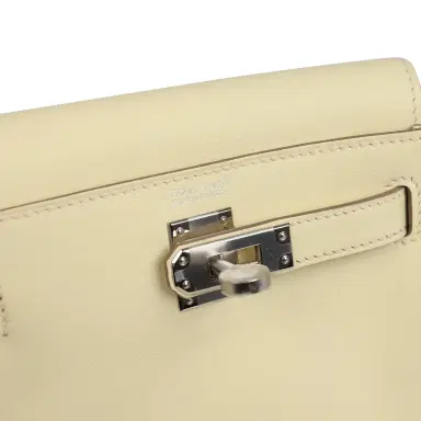 HERMÈS Hermes Mini Kelly Jump Backpack Jaune Milton Swift Palladium Hardware | Thumbnail 10 HERMÈS Hermes Mini Kelly Jump Backpack Jaune Milton Swift Palladium Hardware | Thumbnail 10