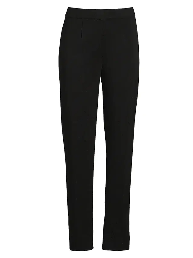 Women's Nancy Mylana Knit Straight-Leg Pants - Black