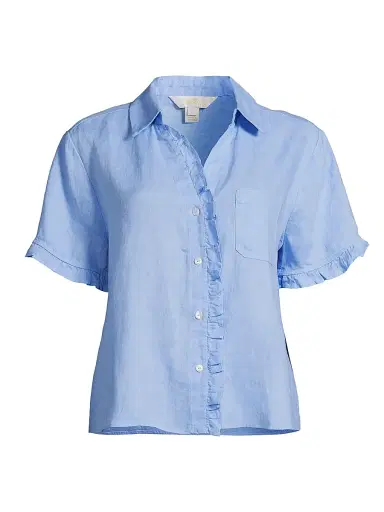 Lilly Pulitzer Women's Carden Ruffle Top | Thumbnail 1