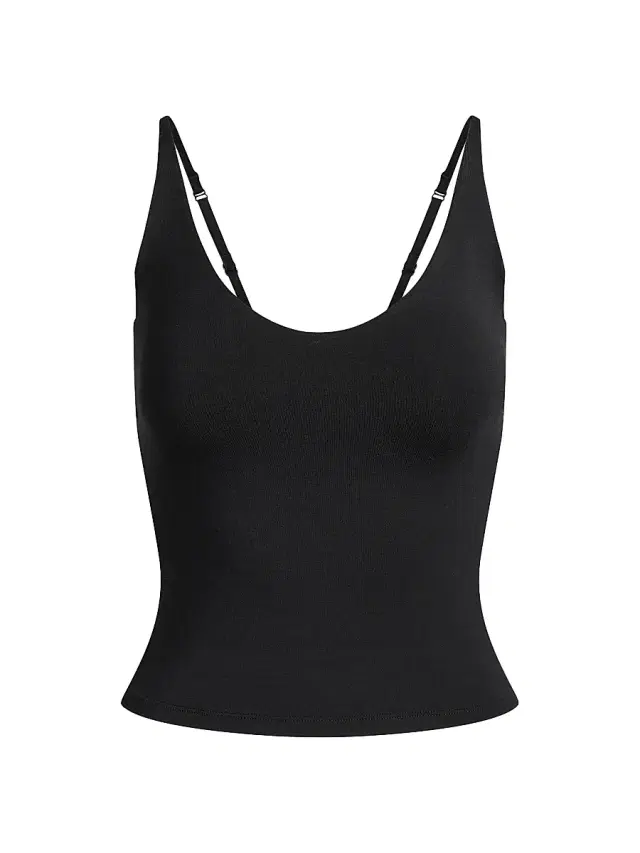 SKIMS Women's Smooth Layers Skimpy Strap Cami - Obsidian