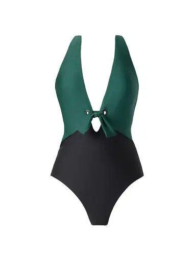 Magicsuit Women's Solid Halle Colorblocked One-Piece Swimsuit | Thumbnail 1 Magicsuit Women's Solid Halle Colorblocked One-Piece Swimsuit | Thumbnail 1