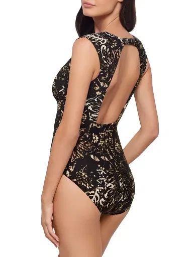 Magicsuit Women's Balinese Dash Ruched One-Piece Swimsuit | Thumbnail 3 Magicsuit Women's Balinese Dash Ruched One-Piece Swimsuit | Thumbnail 3