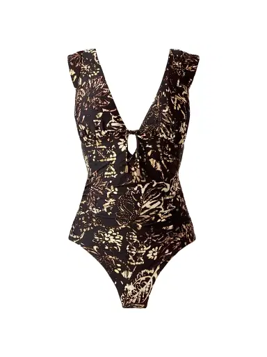 Magicsuit Women's Balinese Dash Ruched One-Piece Swimsuit | Thumbnail 1 Magicsuit Women's Balinese Dash Ruched One-Piece Swimsuit | Thumbnail 1