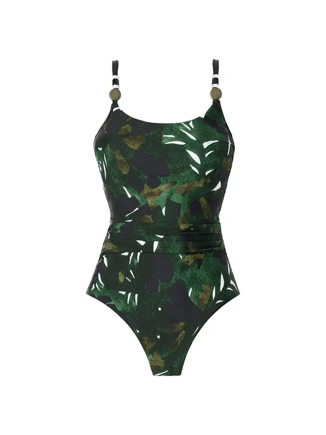Magicsuit Women's Palmetto Cady Botanical Print One-Piece Swimsuit - Green Multi