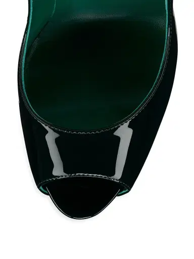 Christian Louboutin Women's Fetish 150MM Patent Leather Pumps - Tropical | Thumbnail 4