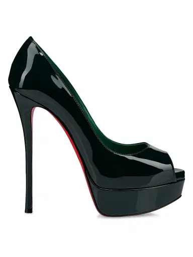 Christian Louboutin Women's Fetish 150MM Patent Leather Pumps - Tropical | Thumbnail 1