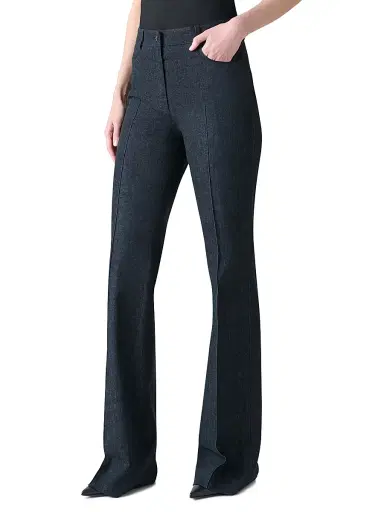 Akris Women's Farid Seamed Boot-Cut Jeans - Black | Thumbnail 5 Akris Women's Farid Seamed Boot-Cut Jeans - Black | Thumbnail 5