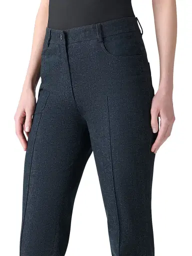 Akris Women's Farid Seamed Boot-Cut Jeans - Black | Thumbnail 7 Akris Women's Farid Seamed Boot-Cut Jeans - Black | Thumbnail 7