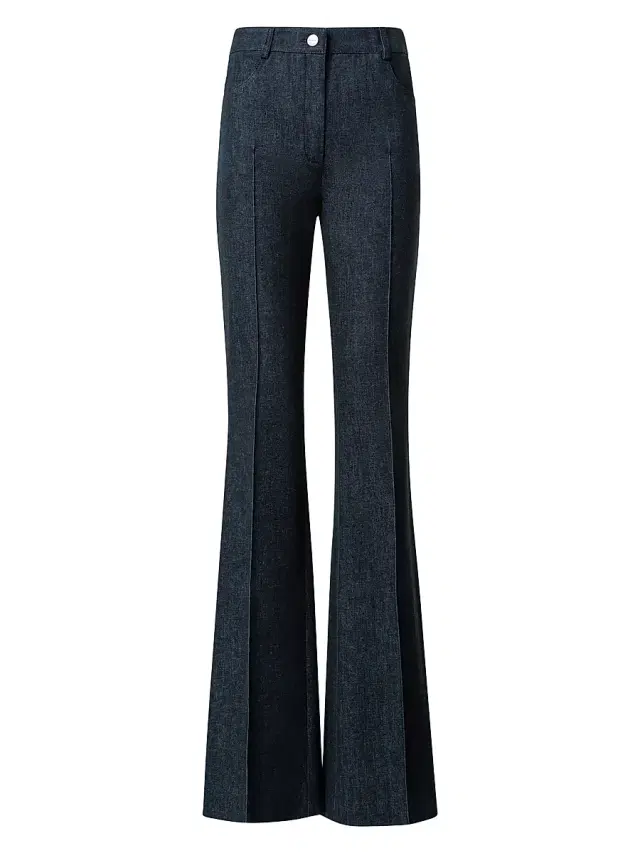 Women's Farid Seamed Boot-Cut Jeans - Black