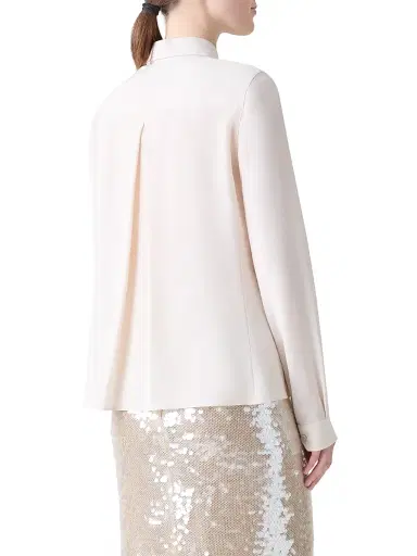 Akris Women's Silk Crepe Blouse | Thumbnail 5 Akris Women's Silk Crepe Blouse | Thumbnail 5