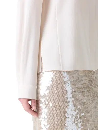 Akris Women's Silk Crepe Blouse | Thumbnail 6 Akris Women's Silk Crepe Blouse | Thumbnail 6