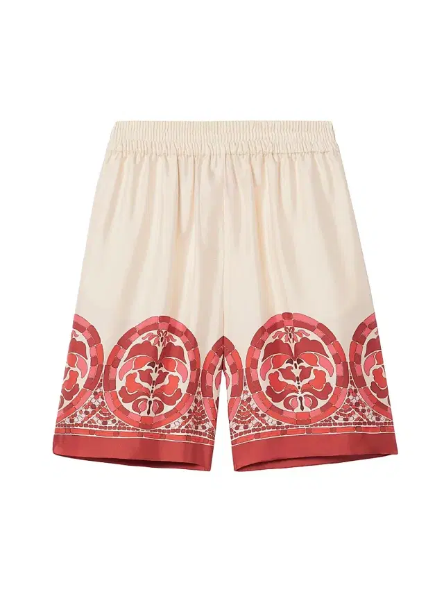 La DoubleJ Women's Palazzo Shorts - Cobra Place Red