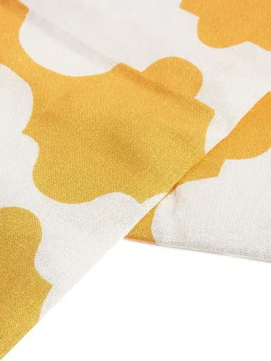La DoubleJ Large Tablecloth (70.9'' x 137.8'') - Yellow | Thumbnail 3
