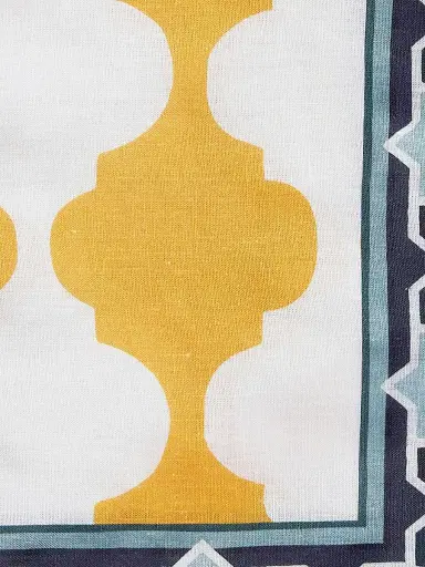 La DoubleJ Large Tablecloth (70.9'' x 137.8'') - Yellow | Thumbnail 4