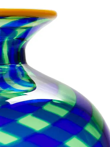 La DoubleJ Mini Ciccio Vase - Twist Blue | Thumbnail 3