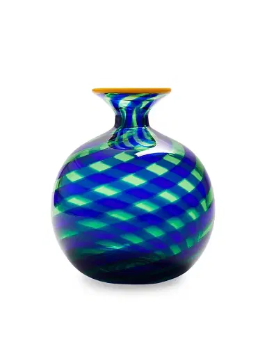 La DoubleJ Mini Ciccio Vase - Twist Blue | Thumbnail 1