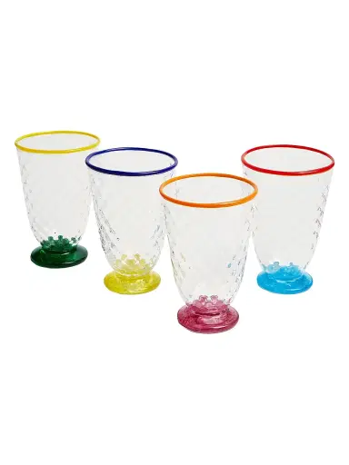 La DoubleJ Quilted Glasses Set of 4 | Thumbnail 1