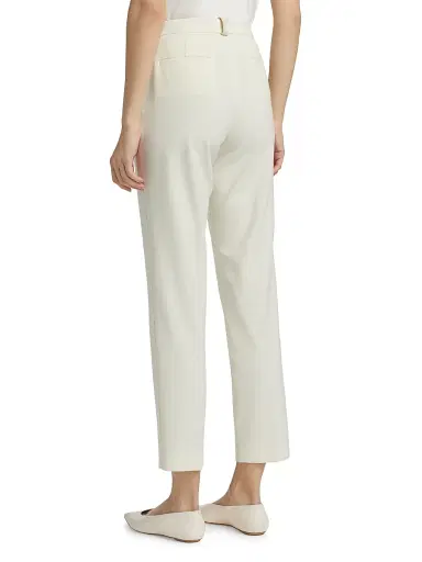 Fabiana Filippi Women's Tecno Tailored Regular-Fit Trousers - Natural - Size 12 | Thumbnail 5 Fabiana Filippi Women's Tecno Tailored Regular-Fit Trousers - Natural - Size 12 | Thumbnail 5