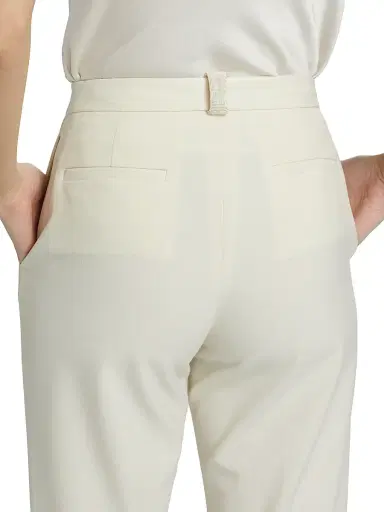 Fabiana Filippi Women's Tecno Tailored Regular-Fit Trousers - Natural - Size 12 | Thumbnail 6 Fabiana Filippi Women's Tecno Tailored Regular-Fit Trousers - Natural - Size 12 | Thumbnail 6