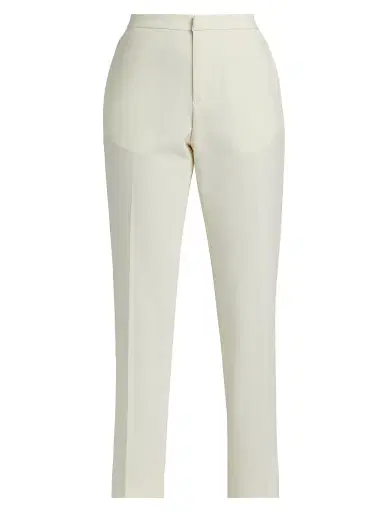 Fabiana Filippi Women's Tecno Tailored Regular-Fit Trousers - Natural - Size 12 | Thumbnail 1 Fabiana Filippi Women's Tecno Tailored Regular-Fit Trousers - Natural - Size 12 | Thumbnail 1
