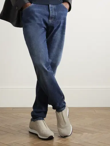 John Lobb Lift Suede Slip-On Sneakers - Men | Thumbnail 2 John Lobb Lift Suede Slip-On Sneakers - Men | Thumbnail 2