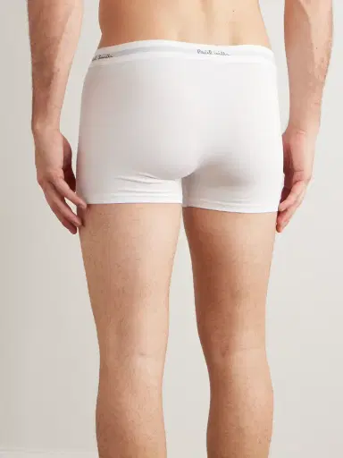 Paul Smith Five-Pack Stretch Organic Cotton-Jersey Boxer Briefs - Men | Thumbnail 3