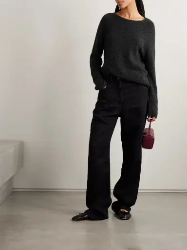 The Row Kathy Cotton-bouclé Sweater | Thumbnail 2 The Row Kathy Cotton-bouclé Sweater | Thumbnail 2