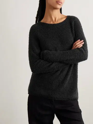 The Row Kathy Cotton-bouclé Sweater | Thumbnail 3 The Row Kathy Cotton-bouclé Sweater | Thumbnail 3