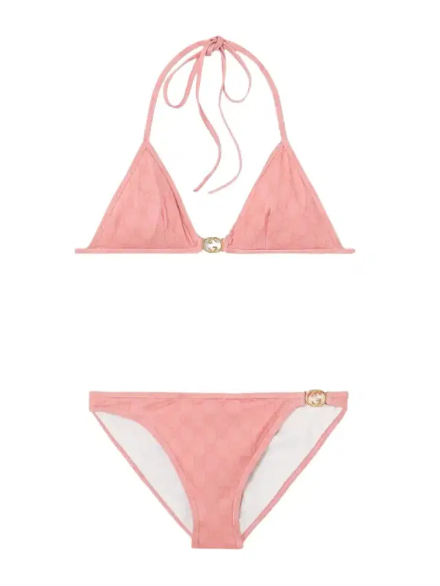 Embellished Printed Triangle Bikini