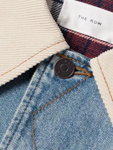 The Row Joras Twill-trimmed Denim Jacket | Thumbnail 5 The Row Joras Twill-trimmed Denim Jacket | Thumbnail 5