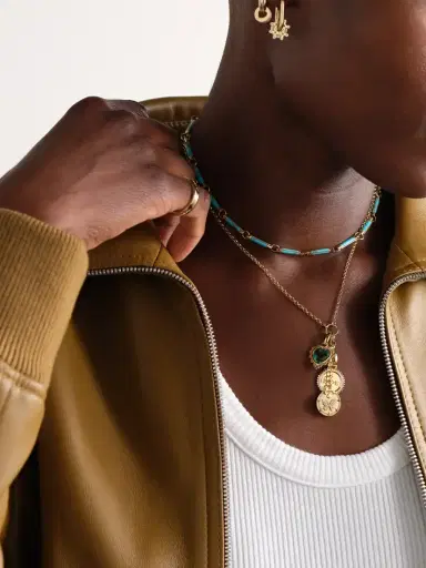 Foundrae Reverie, Internal Compass & Gemstone Heart 18-karat Gold, Prasiolite And Diamond Necklace | Thumbnail 5 Foundrae Reverie, Internal Compass & Gemstone Heart 18-karat Gold, Prasiolite And Diamond Necklace | Thumbnail 5