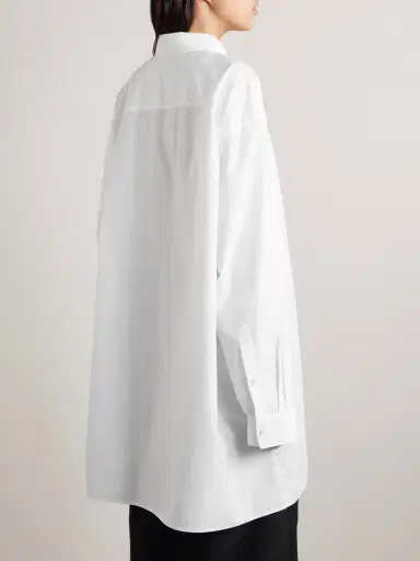 The Row Victoria Oversized Cotton-poplin Shirt | Thumbnail 4