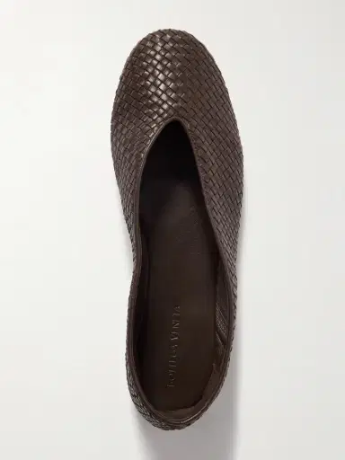 Bottega Veneta Rosa Intrecciato Leather Ballet Flats | Thumbnail 5 Bottega Veneta Rosa Intrecciato Leather Ballet Flats | Thumbnail 5