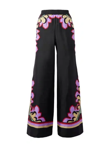 La DoubleJ Icon Palazzo Printed Silk-twill Wide-leg Pants | Thumbnail 1 La DoubleJ Icon Palazzo Printed Silk-twill Wide-leg Pants | Thumbnail 1