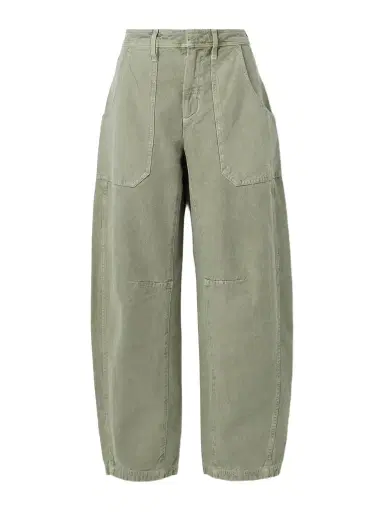 SLVRLAKE Rookie Mid-rise Barrel-leg Cargo Jeans | Thumbnail 1 SLVRLAKE Rookie Mid-rise Barrel-leg Cargo Jeans | Thumbnail 1