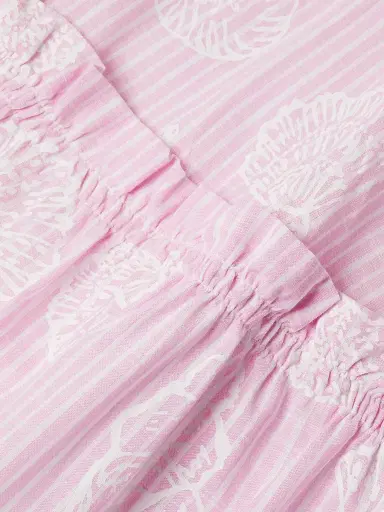 Lilly Pulitzer Women's Caylinn Pintuck Minidress - Conch Shell Pink Pigment | Thumbnail 6 Lilly Pulitzer Women's Caylinn Pintuck Minidress - Conch Shell Pink Pigment | Thumbnail 6