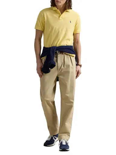 Polo Ralph Lauren Men's Custom-Slim-Fit Mesh Polo Shirt - Sky Lavender | Thumbnail 2 Polo Ralph Lauren Men's Custom-Slim-Fit Mesh Polo Shirt - Sky Lavender | Thumbnail 2