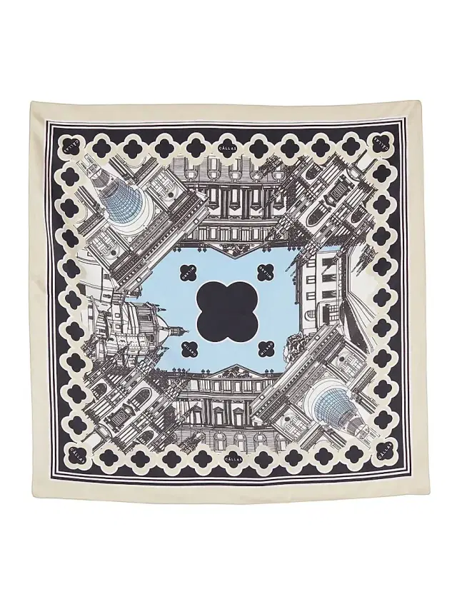 Callas Milano Women's Milan Scarf - Black White